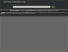 Tablet Screenshot of nashville-collection.com